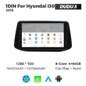 Navigatie Dedicata Hyundai I30 2018 DUDU3 9" 4GB RAM, 64GB ROM, Octacore, Ecran HD, CarPlay&AndroidAuto, Android - imagine 4