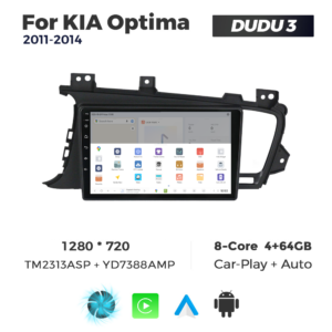 Navigatie Dedicata Kia Optima 2011-2014 DUDU3 9" 4GB RAM, 64GB ROM, Octacore, Ecran HD, CarPlay&AndroidAuto, Android - imagine 4