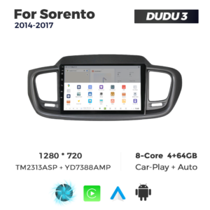 Navigatie Dedicata Kia Sorento 2014-2017 DUDU3 9" 4GB RAM, 64GB ROM, Octacore, Ecran HD, CarPlay&AndroidAuto, Android - imagine 4