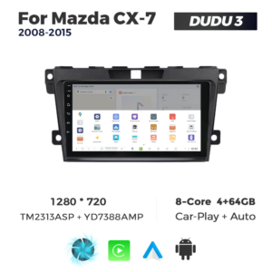 Navigatie Dedicata Mazda CX-7 2008-2015 DUDU3 9" 4GB RAM, 64GB ROM, Octacore, Ecran HD, CarPlay&AndroidAuto, Android - imagine 4