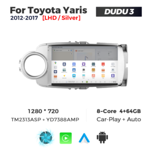Navigatie Dedicata Toyota Yaris 2012-2017 DUDU3 9" 4GB RAM, 64GB ROM, Octacore, Ecran HD, CarPlay&AndroidAuto, Android - imagine 4