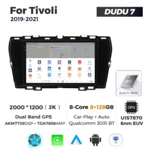 Navigatie Dedicata SsangYong Tivoli 2019-2021 DUDU7 9" 8GB RAM, 128GB ROM, Octacore, Ecran 2K, CarPlay&AndroidAuto, Android - imagine 4