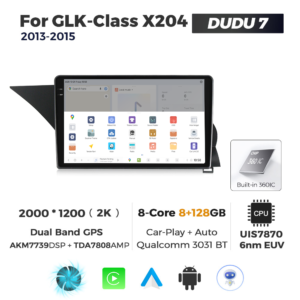 Navigatie Dedicata Benz GLK-Class X204 2013-2015(NTG 4.5) DUDU7 9" 8GB RAM, 128GB ROM, Octacore, Ecran 2K, CarPlay&AndroidAuto, Android - imagine 4
