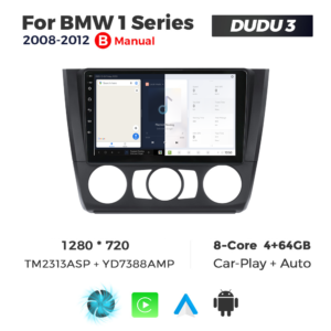 Navigatie Dedicata BMW Seria 1 2008-2012 DUDU3 9" 4GB RAM, 64GB ROM, Octacore, Ecran HD, CarPlay&AndroidAuto, Android, AC - imagine 5