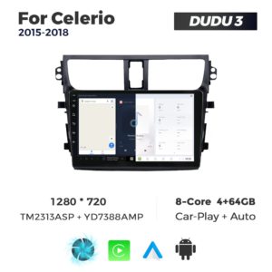 Navigatie Dedicata Suzuki Celerio 2015-2018 DUDU3 9" 4GB RAM, 64GB ROM, Octacore, Ecran HD, CarPlay&AndroidAuto, Android - imagine 5