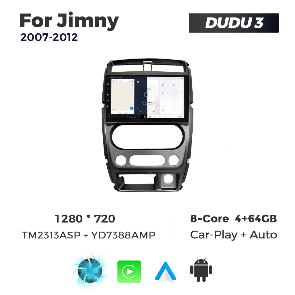 Navigatie Dedicata Suzuki Jimny 2007-2012 DUDU3 9" 4GB RAM, 64GB ROM, Octacore, Ecran HD, CarPlay&AndroidAuto, Android - imagine 5