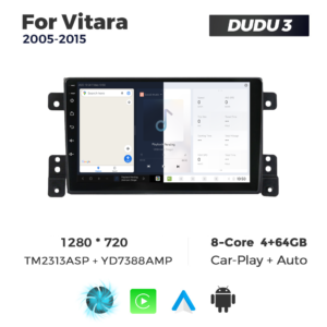 Navigatie Dedicata Suzuki Vitara 2005-2015 DUDU3 9" 4GB RAM, 64GB ROM, Octacore, Ecran HD, CarPlay&AndroidAuto, Android - imagine 5
