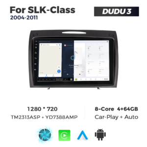 Navigatie Dedicata Benz SLK-Class 2004-2011 DUDU3 9" 4GB RAM, 64GB ROM, Octacore, Ecran HD, CarPlay&AndroidAuto, Android - imagine 5