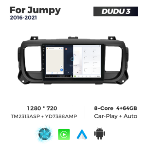 Navigatie Dedicata Citroen Jumpy 2016-2021 DUDU3 9" 4GB RAM, 64GB ROM, Octacore, Ecran HD, CarPlay&AndroidAuto, Android - imagine 5