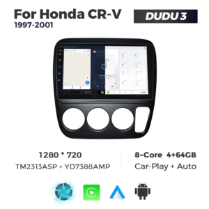Navigatie Dedicata Honda CRV 1997-2001 DUDU3 9" 4GB RAM, 64GB ROM, Octacore, Ecran HD, CarPlay&AndroidAuto, Android - imagine 5