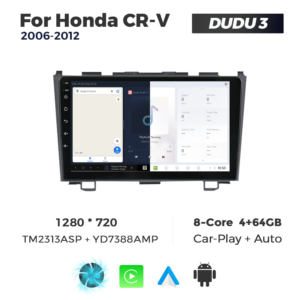 Navigatie Dedicata Honda CRV 2006-2012 DUDU3 9" 4GB RAM, 64GB ROM, Octacore, Ecran HD, CarPlay&AndroidAuto, Android - imagine 5
