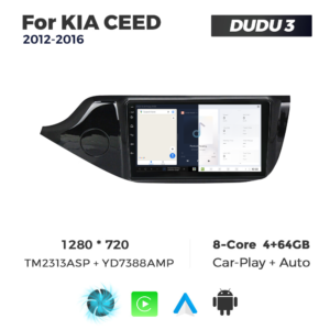 Navigatie Dedicata Kia Ceed 2012-2016 DUDU3 9" 4GB RAM, 64GB ROM, Octacore, Ecran HD, CarPlay&AndroidAuto, Android - imagine 5