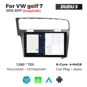 Navigatie Dedicata Volkswagen Golf 7 Gri 2013-2017 DUDU3 9" 4GB RAM, 64GB ROM, Octacore, Ecran HD, CarPlay&AndroidAuto, Android - imagine 5