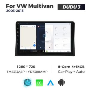 Navigatie Dedicata Volkswagen Multivan 2003-2015 DUDU3 9" 4GB RAM, 64GB ROM, Octacore, Ecran HD, CarPlay&AndroidAuto, Android - imagine 5