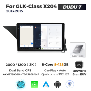Navigatie Dedicata Benz GLK-Class X204 2013-2015(NTG 4.5) DUDU7 9" 8GB RAM, 128GB ROM, Octacore, Ecran 2K, CarPlay&AndroidAuto, Android - imagine 5