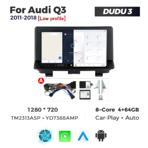 Navigatie Dedicata Audi Q3 2011-2018 (Concert/Chorus) DUDU3 9" 4GB RAM, 64GB ROM, Octacore, Ecran HD, CarPlay&AndroidAuto, Android - imagine 5