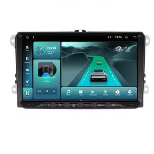 Navigatie dedicata Volkswagen cu USB C Frontal, 4GB RAM 64GB ROM, Quadcore , Android 14, Display QLED 9", DSP, Carplay&Android Auto